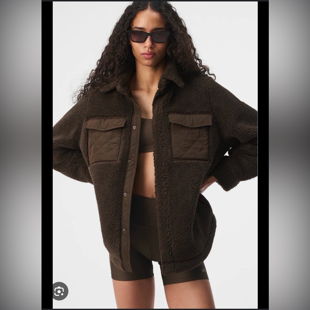 ALO Yoga Espresso Sherpa Jacket